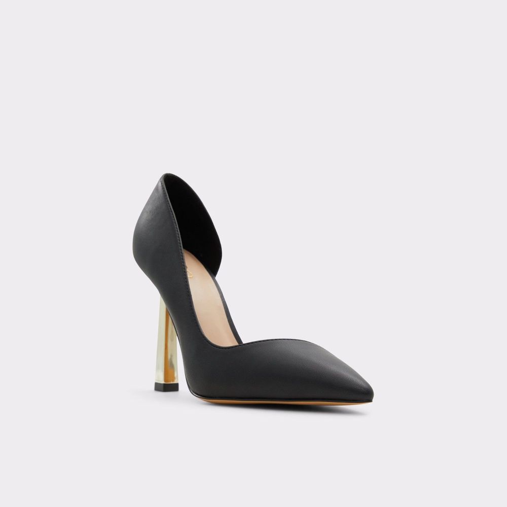 ALDO Women's Paisley Black Leather Stiletto Pumps SZ 11M: NEW without Box